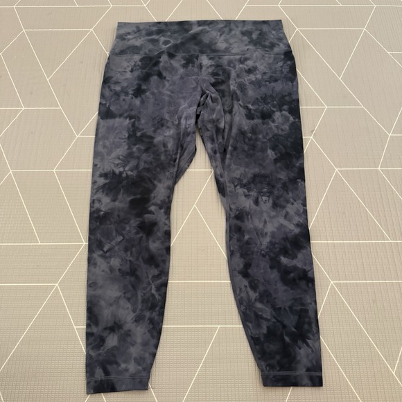 Lululemon Align High-Rise Pant 28" Size 18 Diamond Dye Graphite Grey LW5ELPS - Picture 1 of 10